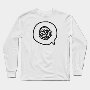 Psychology depression speak out design Long Sleeve T-Shirt